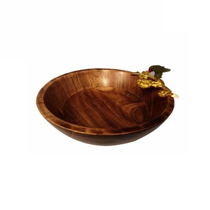 Latest Handmade Decorative Table Top Decorative Fruits Vegetable Storage <b>Metal</b> <b>Bowl</b> Shiny Finishing Fruit Serving <b>Bowl</b> - Product Image 3