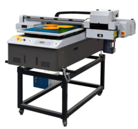 6090 i3200U Impresora digital de cama plana UV todo en uno de 5KW para impresora de inyección de tinta de cuero y materiales flexibles