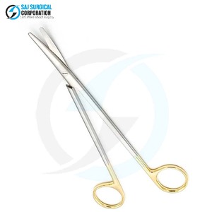 Tijeras Metzenbaum de acero de uso profesional Anillos de dedo de diseño ergonómico Reducción de la fatiga de la mano para cirugía general - Product Image 4