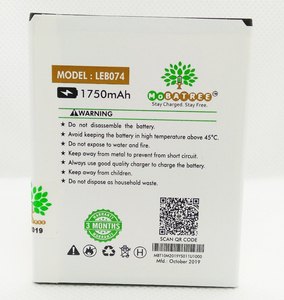Batería de 1750 mAh para Lava A76/A76 Plus Leb074 - Product Image 2