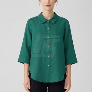 Haut d'été décontracté sans manches pour femme, style crop top, idéal pour les vacances, vêtement léger et tendance pour les loisirs en bord de mer - Product Image 3