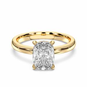 E-F เพชร2.16กะรัต/VVS-VS เพชรเม็ดกลมเพชรโมอิสซาไนท์สำหรับผู้หญิงแหวนสลักชื่อโซลิแทร์ผลิตด้วยเงิน - Product Image 1