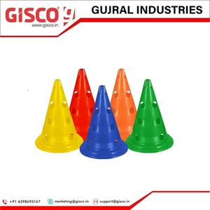 Gisco Plastic Marker Cone-Combi 12 Agujeros 30cm Altura - Product Image 1