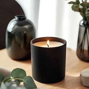 Bougie en cire de soja noire en métal de luxe, personnalisable, décoration d'intérieur, pot de Noël, écologique et pour les anniversaires - Product Image 3