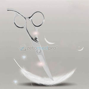 Tijeras de Peluquería Curvas para Profesionales, Tijeras de Peluquero Curvas Ligeras para Uso en Salón - Product Image 6