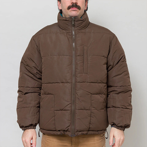 Veste matelassée légère d'hiver sur mesure du fabricant, de la meilleure qualité, coupe-vent réversible, veste en nylon zippée, doudoune - Product Image 5