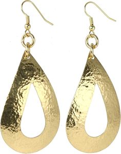 Magnifiques boucles d'oreilles en forme de poire en métal plaqué or nouveau style bijoux de créateur pour les femmes boucles d'oreilles à la mode pour les fêtes - Product Image 1