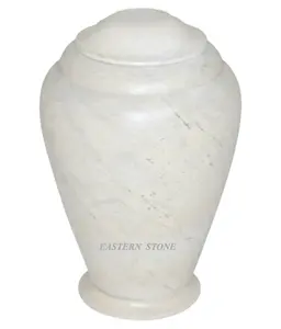 European Style Fancy Onyx Marble Stone Ash Cremation Urns for Adults and Pets for Funerals with a Fancy Design