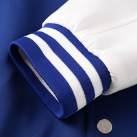 Veste universitaire d'hiver matelassée pour hommes, veste de baseball grande taille avec logo personnalisé de marque de créateur et broderie