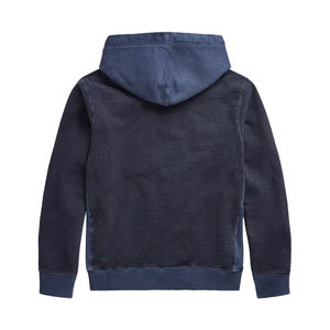 Sweat à capuche en molleton français de qualité supérieure pour homme, haut à enfiler en coton, fermeture éclair, streetwear, anti-rides, lavé à l'enzyme, printemps, XXS - Product Image 2