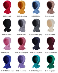 Bonnet pull tricoté à un trou pour l'hiver, écharpe chaude à capuche, bonnet, cagoule - Product Image 2