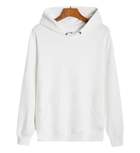 เสื้อมีฮู้ดผ้าฝ้ายสำหรับผู้ชายสีพื้นย้อมสีได้ทุกสีอบอุ่นผ้าฟลีซฤดูใบไม้ร่วงฤดูหนาว - Product Image 2