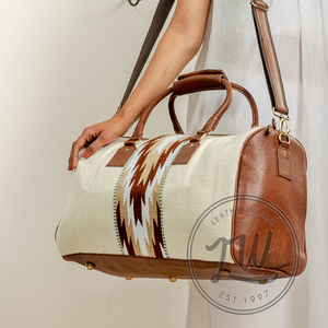 Bolso de lona de piel de vaca original hecho a mano genuino LW, bolso de lona de hombro a la venta, oferta de descuento - Product Image 6