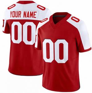 Conjunto de Camiseta de Fútbol Americano Personalizada para Adultos, Material de Poliéster de Secado Rápido, Estilo Urbano, Transpirable, Talla Grande - Product Image 6