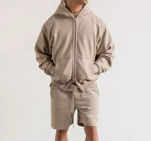 เสื้อฮู้ดแขนยาวสำหรับผู้ชาย, เสื้อฮู้ดผ้าฝ้าย100% GSM 500 - Product Image 2