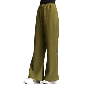 Pantalons cargo pour femmes sur mesure, pantalons de survêtement amples, taille mi-haute, évasés, élastiques, respirants, polyester/coton, streetwear, surdimensionnés, OEM, hiver - Product Image 6