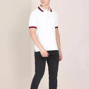POLO de verano de alta calidad para hombre, camisa de Golf de punto con logotipo personalizado bordado transpirable a la moda de negocios informal - Product Image 1