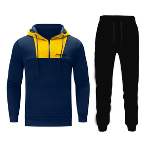 Chándal liso con logotipo personalizado para hombre, conjunto de chándal deportivo con capucha para correr, chándal estampado para invierno, chándal estampado para invierno - Product Image 1