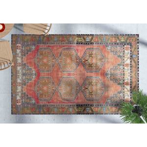 Vintage Style <b>Chenille</b> <b>Rug</b>: Turkish Pattern Entryway Runner - Product Image 2