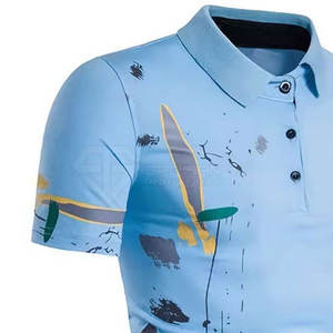 Camiseta Polo de Manga Corta Estampada para Hombre, Estilo Casual y a la Moda, Nuevo Diseño 2025, Camisetas de Sublimación para Hombre de Buena Calidad - Product Image 5