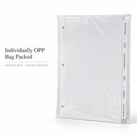 Séparateurs de feuilles mobiles personnalisés, 6 pièces, pour classeur, organiseur de documents A4