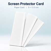 Outil de protection d'écran de téléphone : Raclette pour film hydrogel, carte d'application pour vinyle avec logo personnalisé