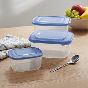 Tontarelli Set of 3 Blue Food <b>Storage</b> & <b>Containers</b> 950ml 1.5lt 2.5lt for Families Model 904063771G - Product Image 3
