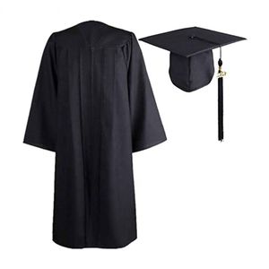 Toga de Graduación Escolar Primaria 2025, Uniforme Escolar Negro Personalizado para Niños, 100% Poliéster - Product Image 5