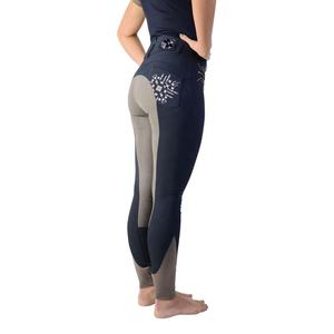 Customized Horse Riding Breeches <b>Leggings</b> Pants Horseback Tights Equestrian Clothing Wholesale Breeches with <b>Zipper</b> Pocket - Product Image 4