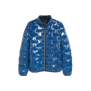 Chaqueta Parka de invierno unisex al por mayor, nuevo diseño, abrigo de burbuja acolchada con logotipo personalizado, chaqueta de cara de tela de lona acolchada de algodón grueso - Product Image 5