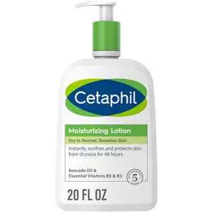 Cetaphil面部和身体保湿霜，适用于所有皮肤类型的保湿保湿乳液，适用于敏感皮肤，新20盎司