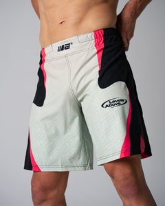 Premium mma fight shorts lightweight breathable quick dry training <b>grappling</b> workout athletic gym wear for men active use - Product Image 2