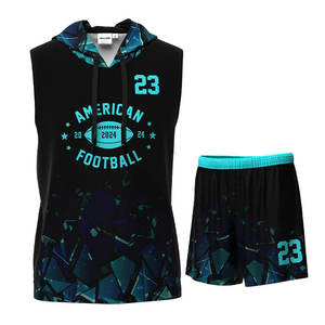 Uniformes de Fútbol 7v7 Personalizados de Calidad, Uniformes Escolares de Fútbol Sublimados, Conjuntos de Camisetas de Fútbol Americano 7v7 - Product Image 3