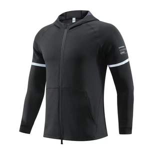 Sweat à capuche de golf en polyester de haute qualité avec logo personnalisé pour hommes, vestes de sport, sweatshirts en toile à col montant pour l'hiver - Product Image 4