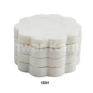 Posavasos de madera pintado a mano, diseño de cubiertos decorativo para taza de té, taza de café - Product Image 4