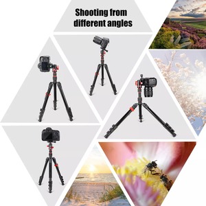 <strong>Portable</strong> Carbon Fiber Aluminum Alloy Mini Camera Tripod Stand Travel <strong>Monopod</strong> with Ball Head for Video Shooting Folding Function