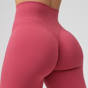 Vente d'usine Femmes Beurre Doux Taille Haute Yoga Pantalon Élégant Imprimé Floral Pleine Longueur Leggings - Product Image 3