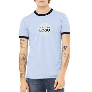 เสื้อยืดคอกลมแขนสั้นสำหรับผู้ชายเสื้อยืดคอกลมนุ่มเข้ารูป - Product Image 1