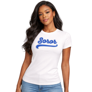 <b>White</b> Zeta Phi Beta Soror <b>T</b>-<b>Shirt</b> 1920 Founders Inspired Greek Sorority Tee Finer Womanhood Premium Cotton Classic Fit - Product Image 1