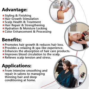 Para salón de belleza, tratamiento de cuero cabelludo, máquina de burbujas 5/6 en 1, para el cabello de cuero cabelludo Dispositivo de masaje, máquina de masaje de cuero cabelludo para Spa de burbujas de pelo de Corea - Product Image 4