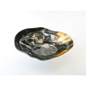 Cuenco de servidor de ensalada de cuerno de vaca Natural para utensilios de cocina domésticos estilo japonés buen cuenco de cuerno de búfalo modelo más caliente forma redonda - Product Image 6