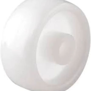 PONNYC 1,25 pulgadas rueda única luz blanca Pp plástico pequeño con diámetro 30mm pieza lisa Polea De cama plegable - Product Image 1