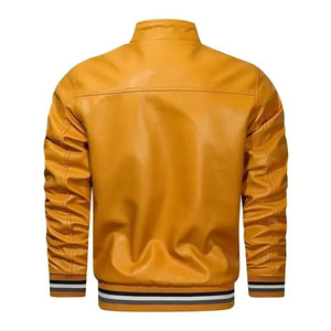 Chaqueta Softshell cortavientos de cuero para hombre, venta al por mayor de fabricante - Product Image 2