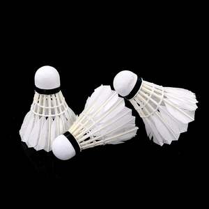 Paquete de 6 Volantes de Bádminton de Plumas de Ganso de Alta Calidad, Ecológicos, Duraderos para Deportes en Interiores, con Empaque - Product Image 1