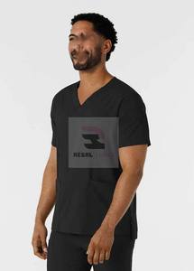 เสื้อสครับสำหรับผู้ชายเสื้อสครับสำหรับโรงพยาบาลพยาบาลทางการแพทย์ - Product Image 3