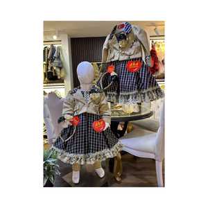 Lo último de 2024, bonitos diseños de vestido de algodón para bebé, satén Floral, ropa de fiesta elegante, Traje a cuadros, Colección especial para niñas - Product Image 1