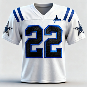 Vente en gros Maillot de football américain de haute qualité imprimé Buffalo Nulling 32 équipes respirant et cousu - Product Image 1