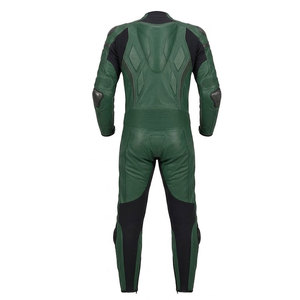 Traje de cuero moderno para motociclistas, transpirable y cómodo, material de cuero perfecto para carreras de motos y viajes. - Product Image 2