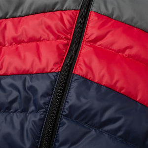 Wholesale Men's Lightweight Puffer Vest Padded Quilted Colorblock Down Shiny Gilet <b>Coat</b> Full Zip <b>Sleeveless</b> Jacket Outerwear - Product Image 3