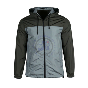 Chubasquero con capucha personalizado, chaqueta cortavientos de alta calidad, venta al por mayor, chaqueta para exteriores, chubasqueros impermeables para hombres y mujeres - Product Image 1